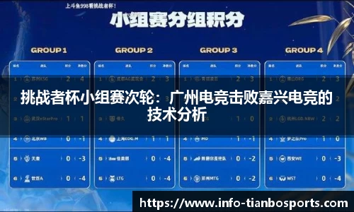 挑战者杯小组赛次轮:广州电竞击败嘉兴电竞的技术分析